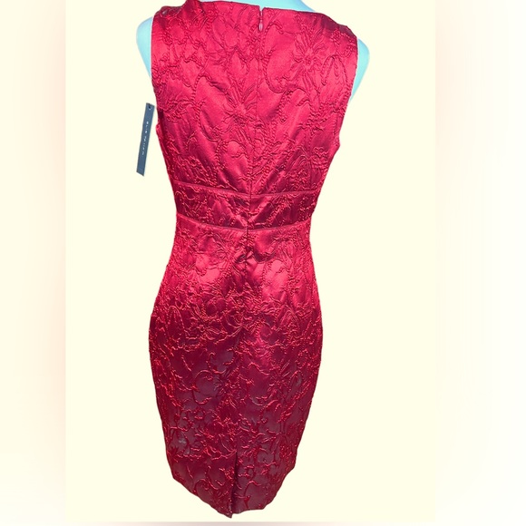 ELIE TAHARI Femi Brocade Sheath Dress - Picture 6 of 16